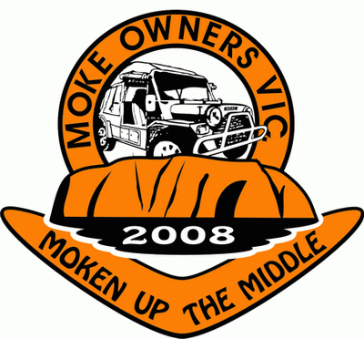 Moken up the Middle sticker