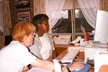 Irene's First Computer Lesson